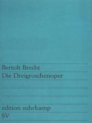 cover image of Die Dreigroschenoper